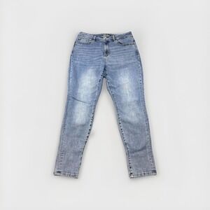 Judy Blue Style JB88337 Womens Boyfriend Fit Light Wash Jeans 16W Stretch